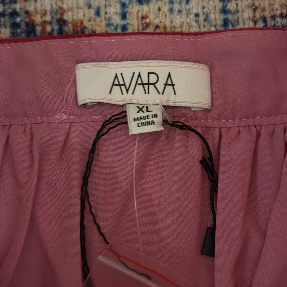 Avara Pink Bow Top SZ XL NWOT - Picture 4 of 6